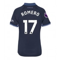 Tottenham Hotspur Cristian Romero #17 Auswärtstrikot Frauen 2023-24 Kurzarm